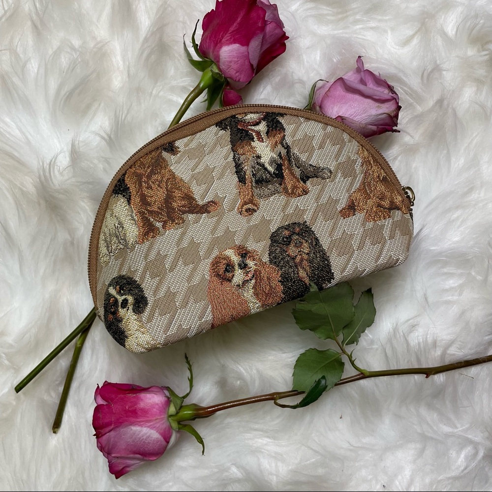 Cavalier King Charles Spaniel Tapestry Zip Pouch